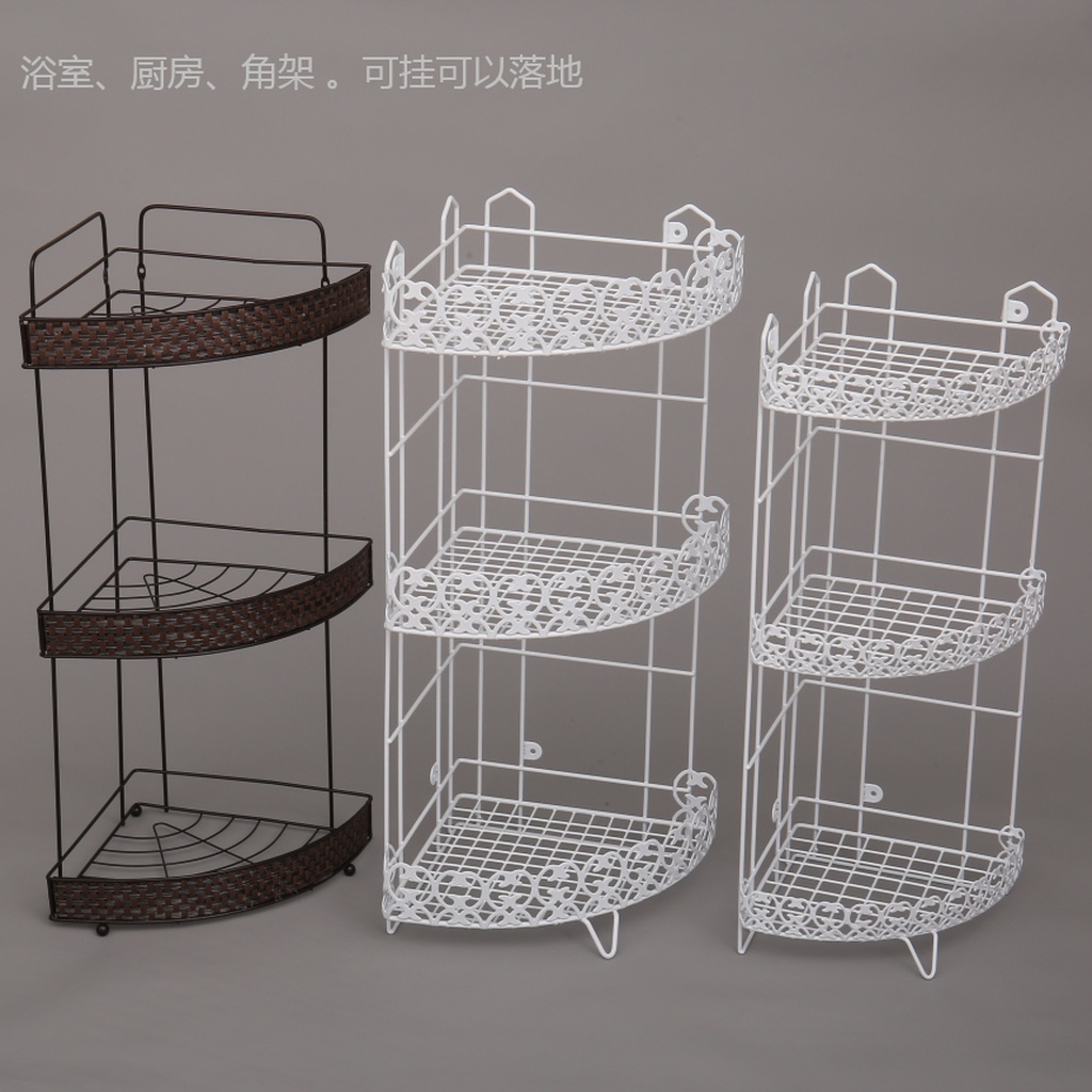 Tieyi bathroom corner rack 3 floor bathroom shelf Wall Hanging Desk Triangle Cosmetics Storage rack Tieyi bathroom corner rack 3 floor bathroom shelf Wall Hanging Desk Triangle Cosmetics Storage rack