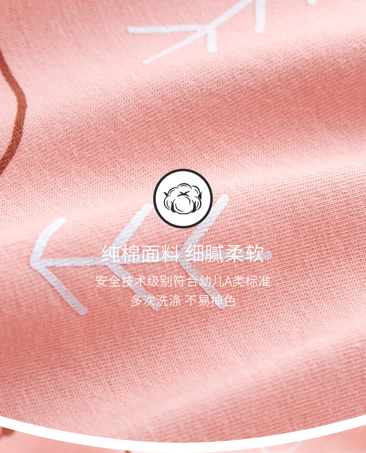 Children's Underwear Women's Pure Cotton Boxer Brief Class a Antibacterial Korean Style Cartoon Girl Triangle Children's Middle and Big Children's Boxers