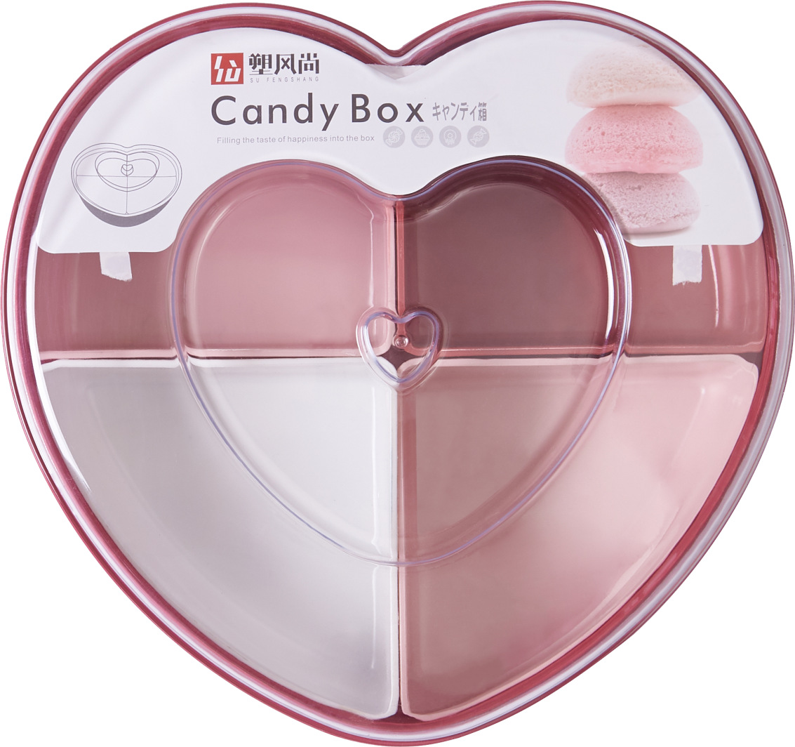 New Candy Box Creative Dried Fruit Tray Plastic Lazy Fruit Plate Wedding Wedding Candies Box Snack Melon Seeds Dried Fruit Box Wedding