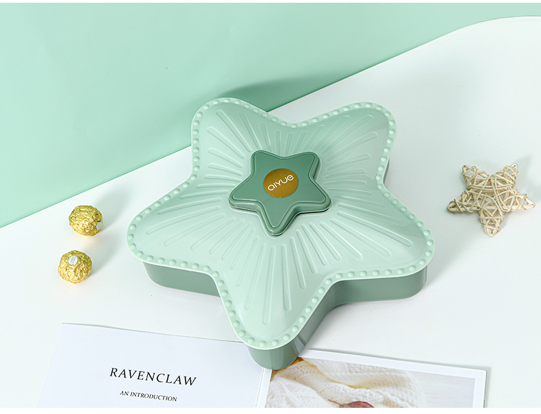New Year Creative Dried Fruit Box Living Room Candy Box Plastic XINGX Candy Box Lazy Fruit Plate Factory Direct Sales Wholesale