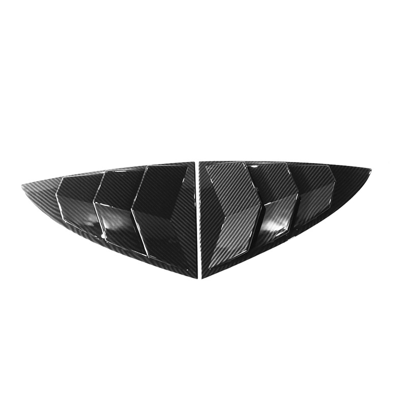 to Tesla Tesla Model 3 Rear Window Triangle Stickers Blinds Decorative Paster Exterior Accessories Modification