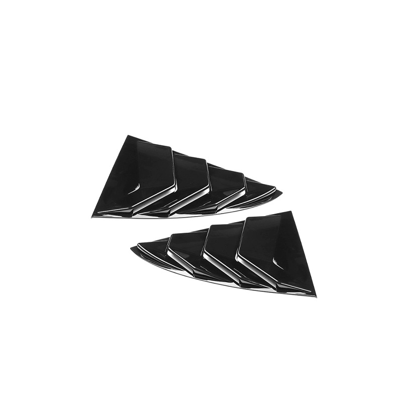 to Tesla Tesla Model 3 Rear Window Triangle Stickers Blinds Decorative Paster Exterior Accessories Modification