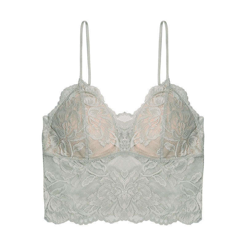 French Underwear Sexy Lace Bra Set Ladies Underwired Girl Bra Lightweight Triangle Cup European and American New