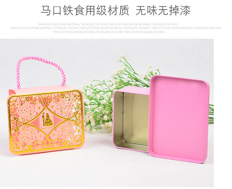 New Wedding Favors Candy Box Packaging Tinplate Wedding Candies Box Creative Hollow Envelope Candy Wholesale