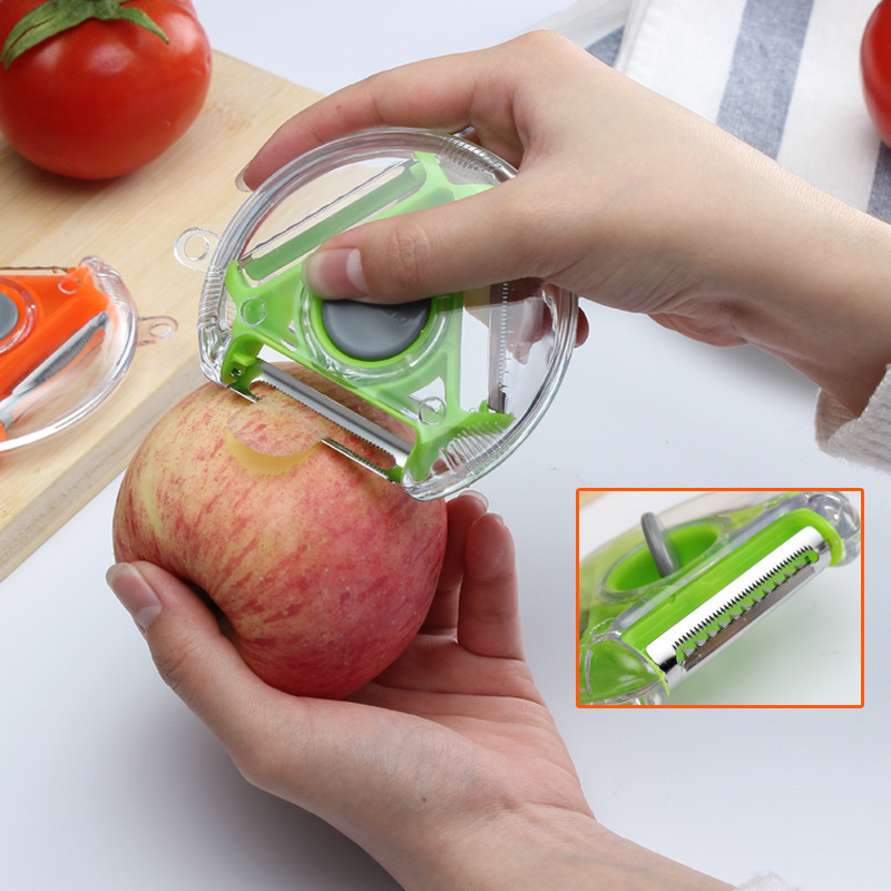 ThreeinOne Peeler Triangle Peeler MultiFunction Vegetable Chopper Vegetable and Fruit Peeler Vegetable Cutter Gift Gift