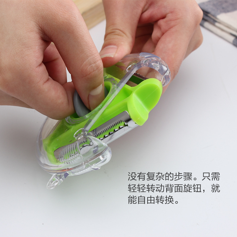 ThreeinOne Peeler Triangle Peeler MultiFunction Vegetable Chopper Vegetable and Fruit Peeler Vegetable Cutter Gift Gift