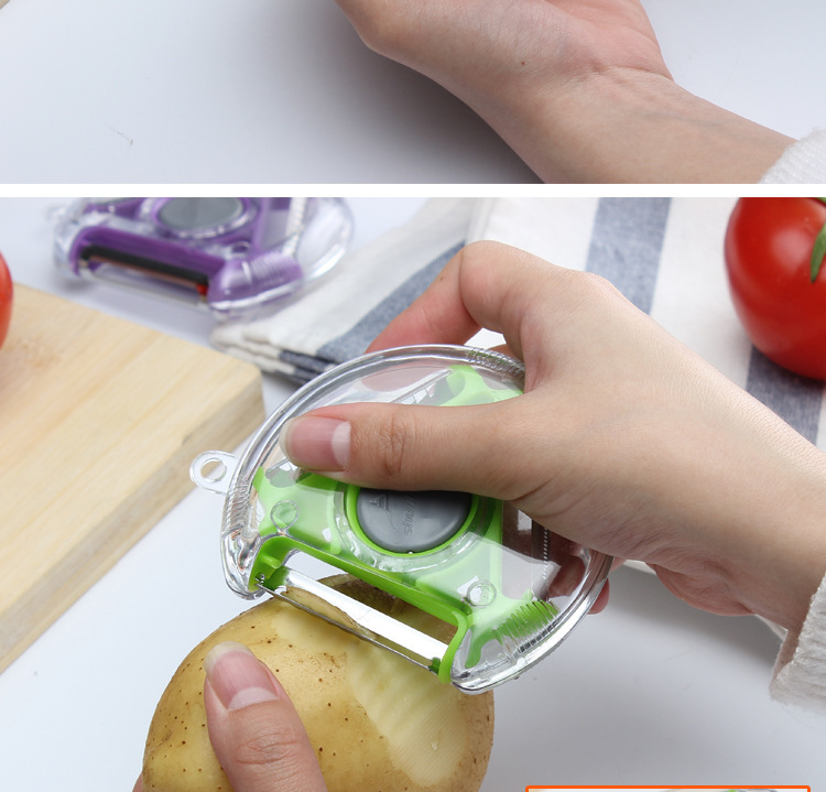 ThreeinOne Peeler Triangle Peeler MultiFunction Vegetable Chopper Vegetable and Fruit Peeler Vegetable Cutter Gift Gift