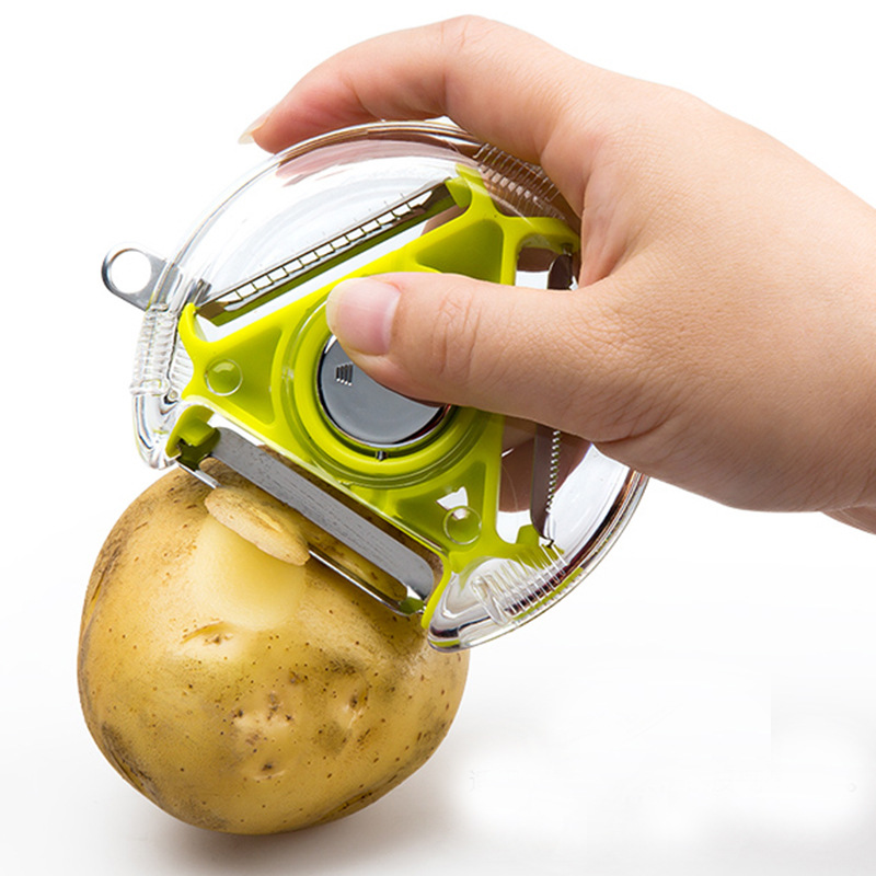 ThreeinOne Peeler Triangle Peeler MultiFunction Vegetable Chopper Vegetable and Fruit Peeler Vegetable Cutter Gift Gift