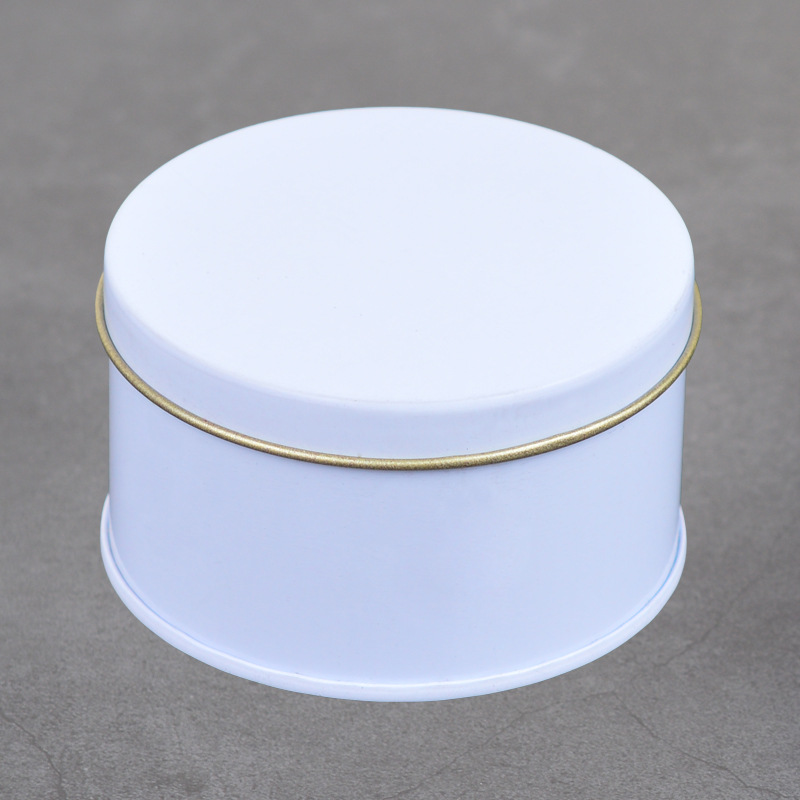 Wedding Supplies Return Gift Creative Tinplate Candy Box White Series Heart-Shaped Multiple Models Candy Box