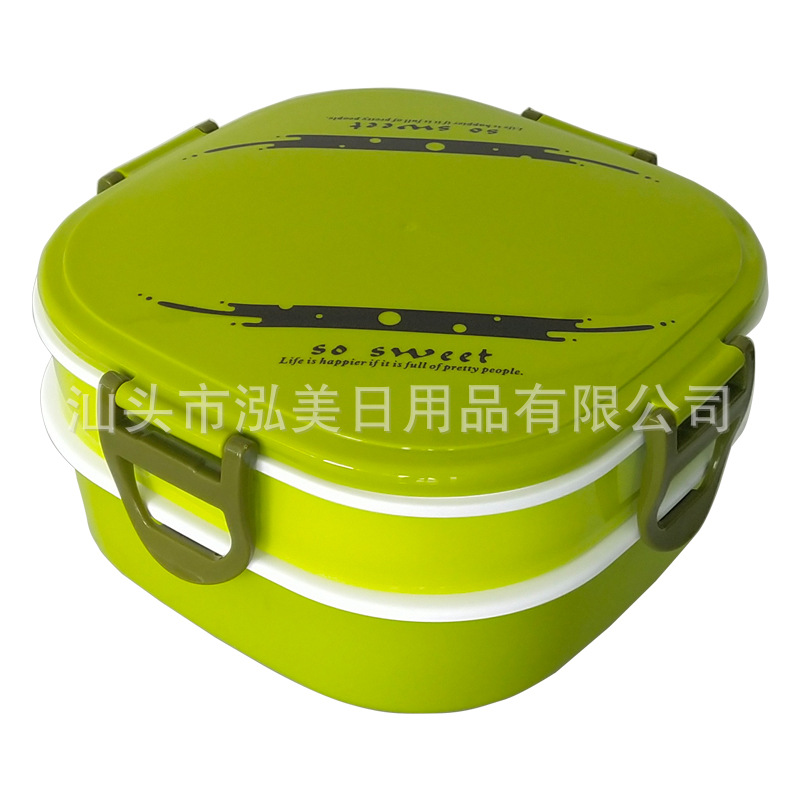 New Year Sealed Candy Box Double-Layer Sealed Candy Box Fruit Plate Grid Storage Box Dried Fruit Box