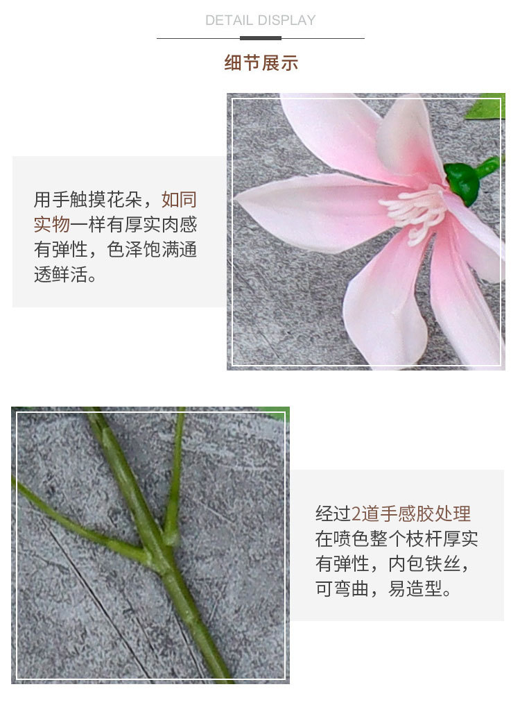 Factory Wholesale Simulation Clematis Wedding Flower Wedding Hall Ceiling Road Lead Decorative Flower Arrangement Fake Flower Ice Mountain Snow Lotus