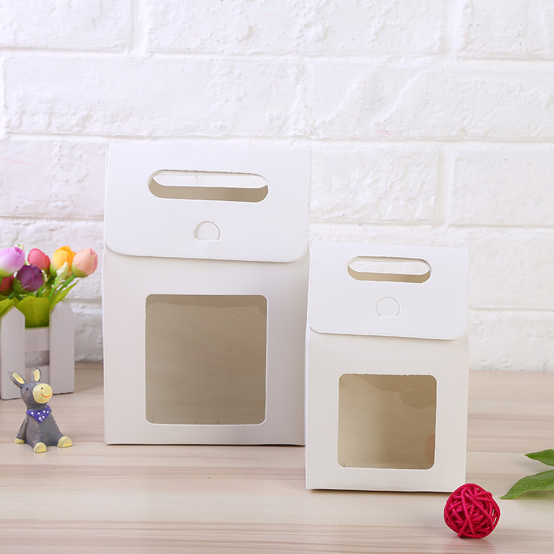 Clamshell kraft paper carrying box spot snack candy box dry fruit tea wrapping gift paper bag can be launched Clamshell kraft paper carrying box spot snack candy box dry fruit tea wrapping gift paper bag can be launched