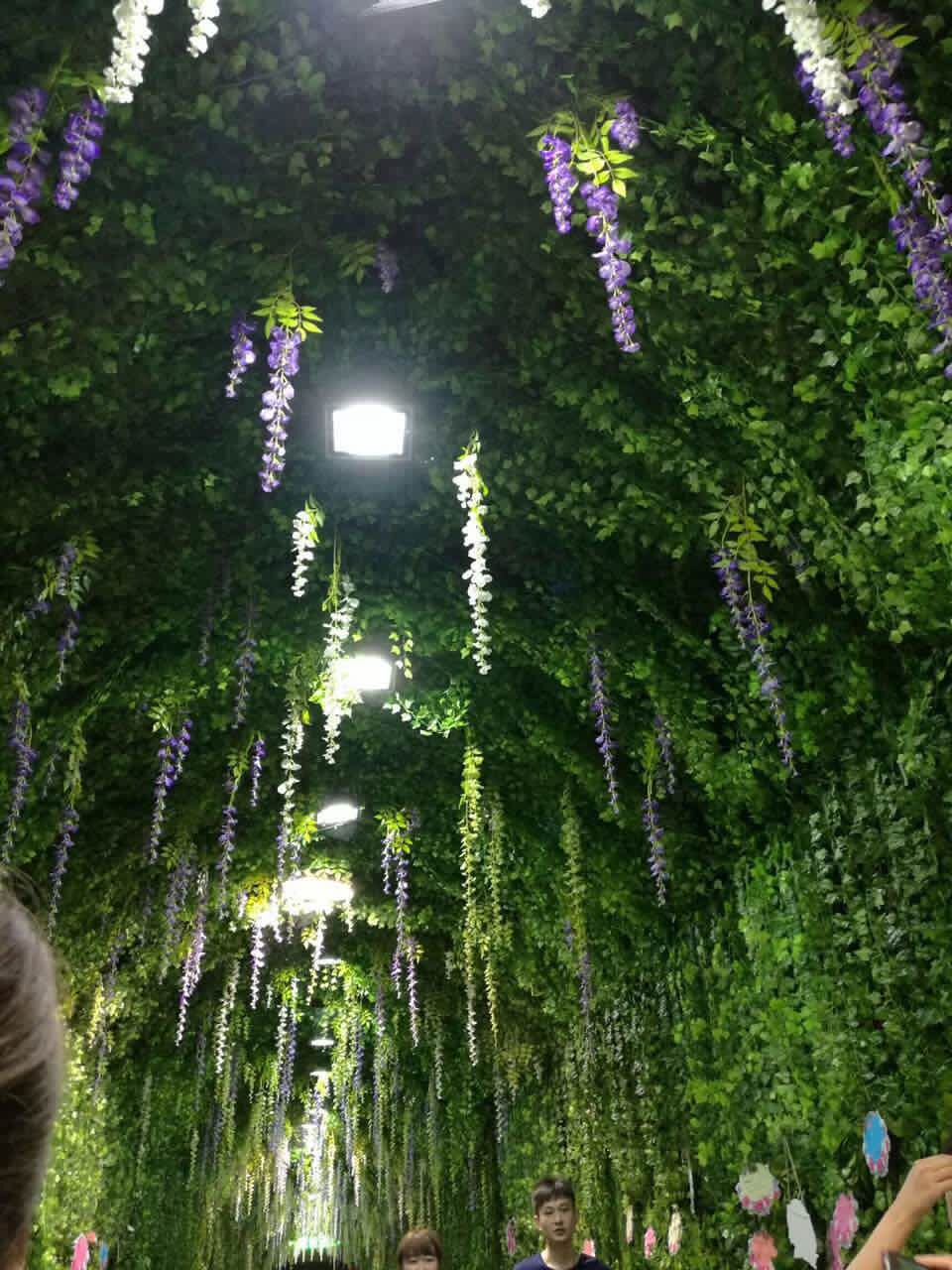 Artificial Wisteria Wisteria Branch Internet Celebrity Corridor Ceiling Wisteria Flower Artificial Flower Plant Wisteria Flower Fake Flower Wholesale