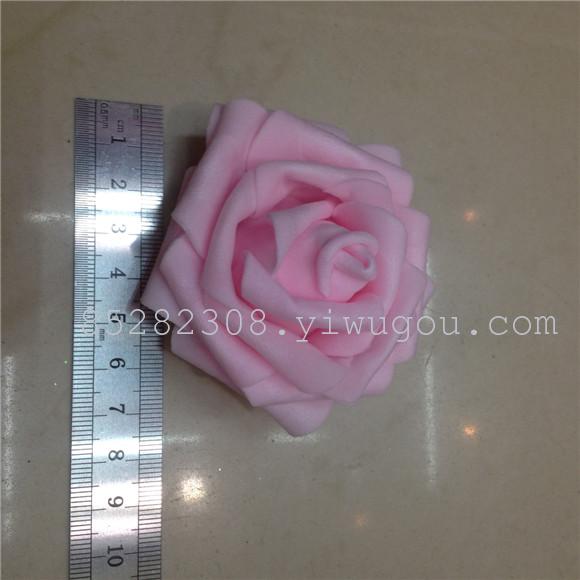 PE roll edge rose bride wrist flower