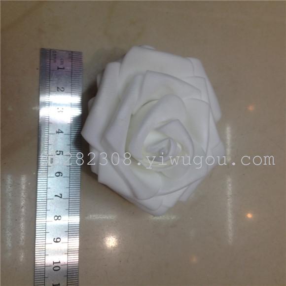 PE roll edge rose bride wrist flower