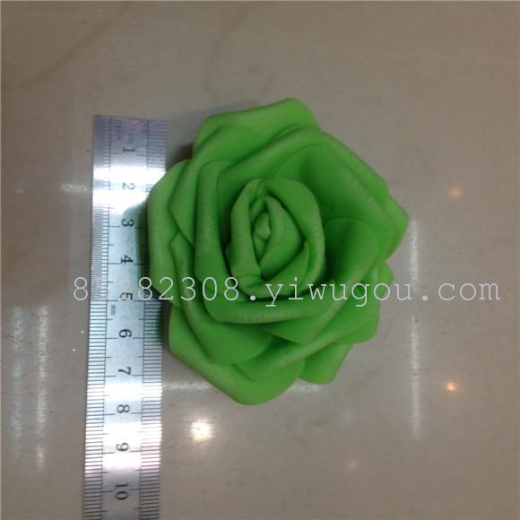 PE roll edge rose bride wrist flower