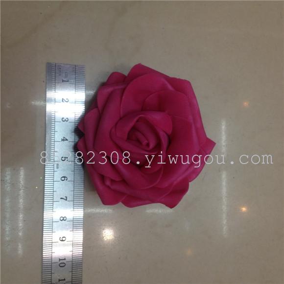 PE roll edge rose bride wrist flower