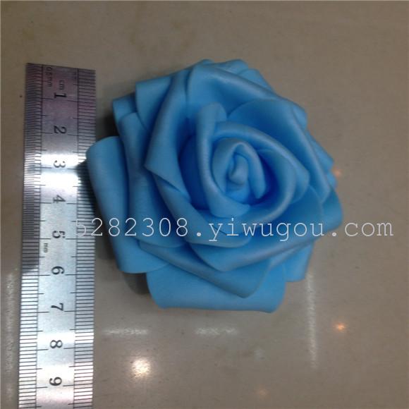 PE roll edge rose bride wrist flower