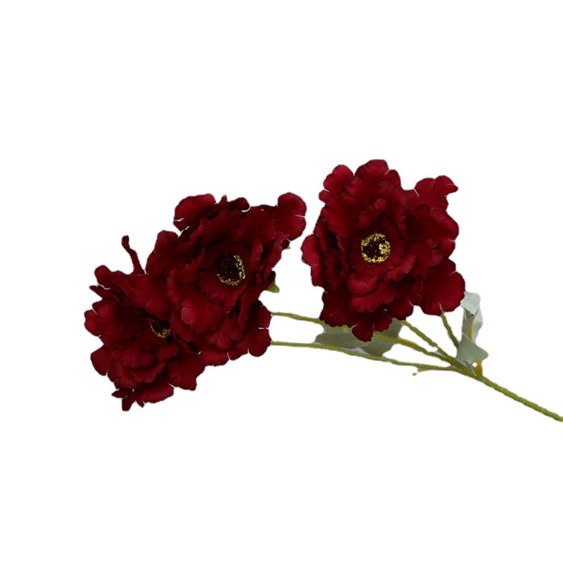 Wedding Simulation 4 Lotus Crane Peony Wedding Hall Ceiling Road Lead Hotel Decorative Flower Arrangement Props Hibiscus Flower Fake Flowers