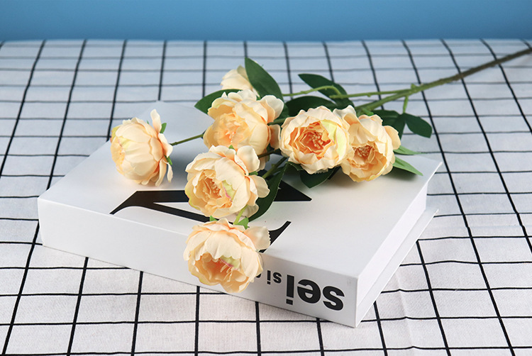 Spot Supply Simulation Exquisite Peony Wedding Flower Material Wedding Hall Ceiling Road Lead Flower Arrangement Props Wall Flower