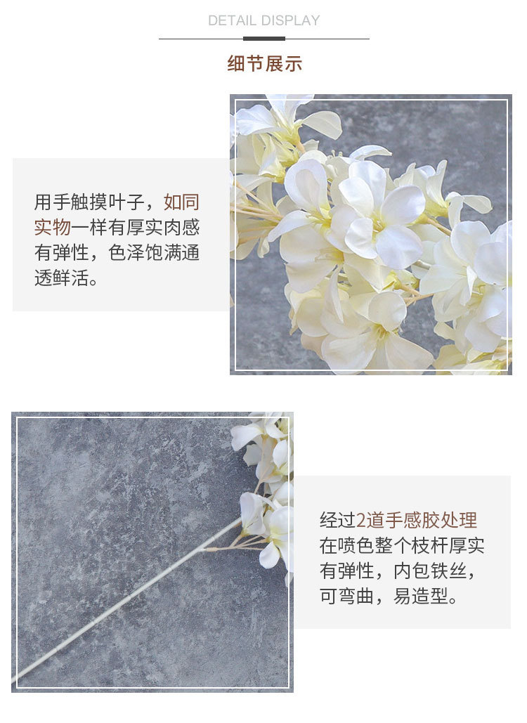 Simulation Single Plumeria Rubra Wedding Simulation Flower Home Hotel Road Lead Ornamental Flower Wedding Hall Wholesale Ceiling Silk Flower