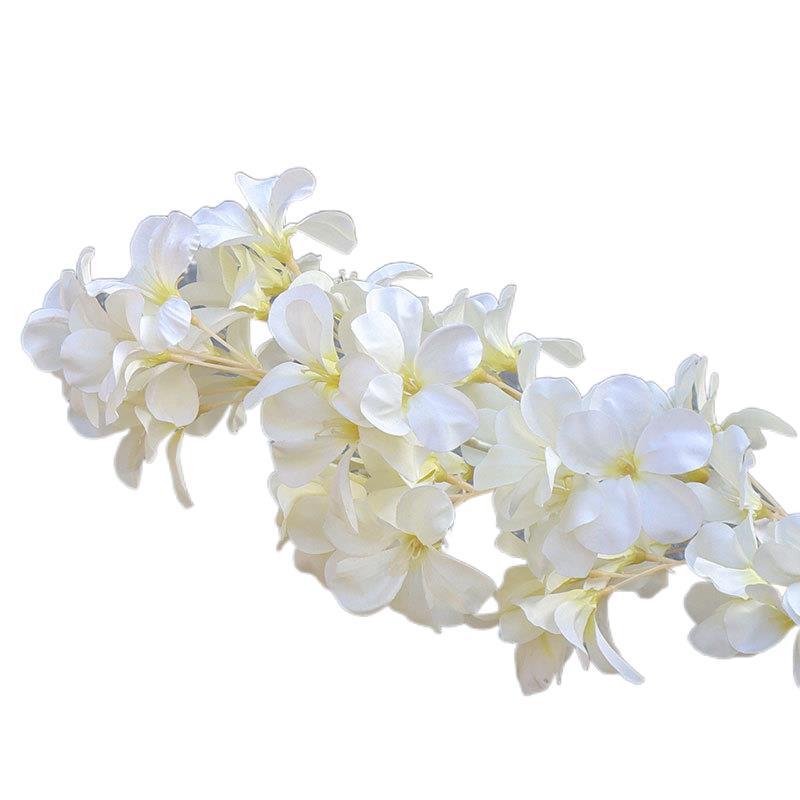 Simulation Single Plumeria Rubra Wedding Simulation Flower Home Hotel Road Lead Ornamental Flower Wedding Hall Wholesale Ceiling Silk Flower