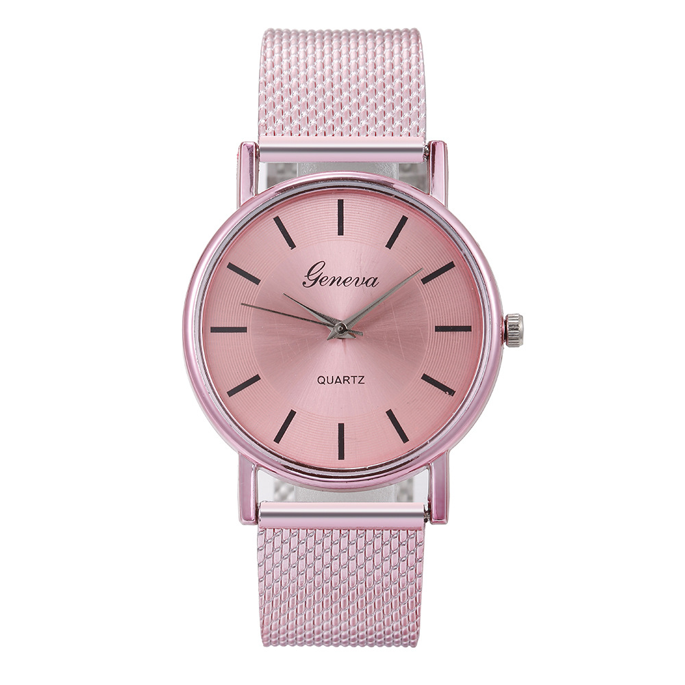 New AliExpress Men's Quartz Wrist Watch Couple Watch a Pair of Women's Watches Casual Fashion Mesh Strap Watch Ladies
