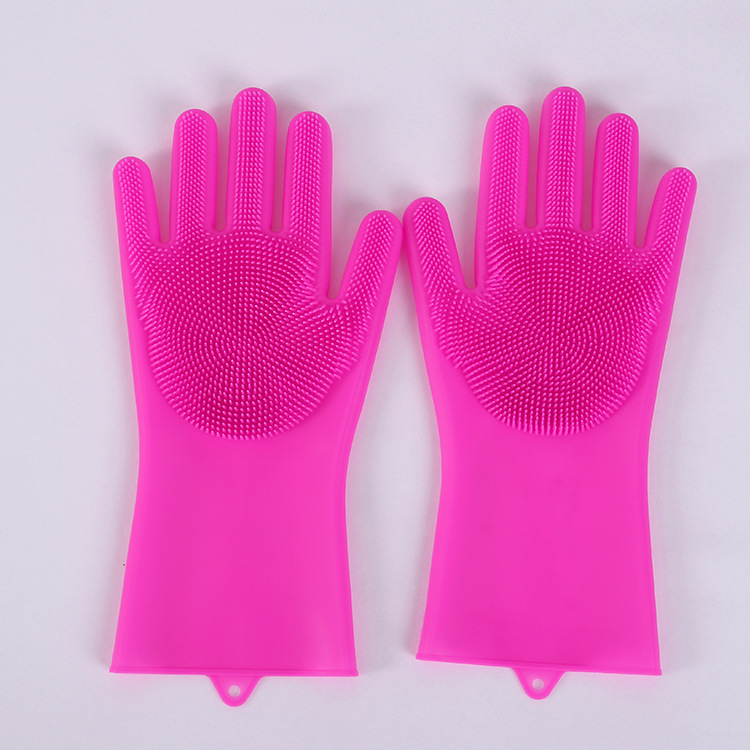 Dishwashing Environmentally Friendly Odorless Silicone Gloves Kitchen Cleaning Cleaning Heat Insulation Magic Household