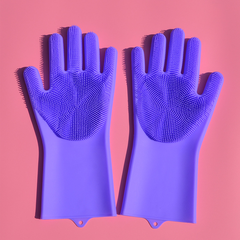 Dishwashing Environmentally Friendly Odorless Silicone Gloves Kitchen Cleaning Cleaning Heat Insulation Magic Household