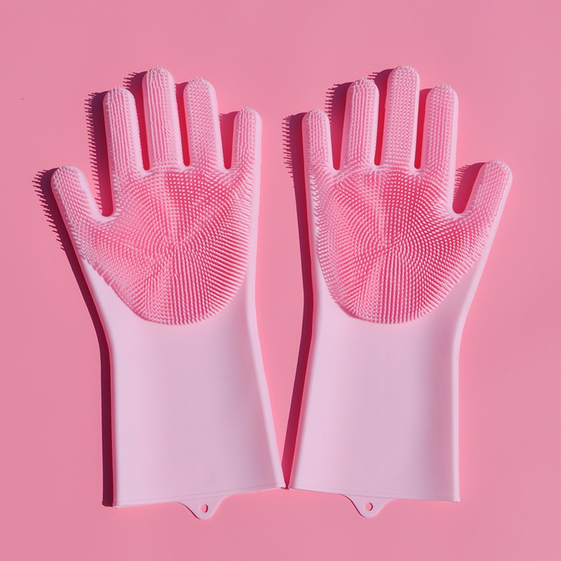 Dishwashing Environmentally Friendly Odorless Silicone Gloves Kitchen Cleaning Cleaning Heat Insulation Magic Household