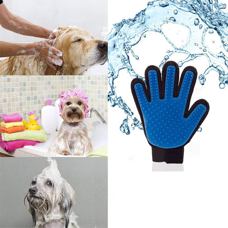 Pet bath gloves True touch cat and dog universal cleaning brush hair removal cleaning tool