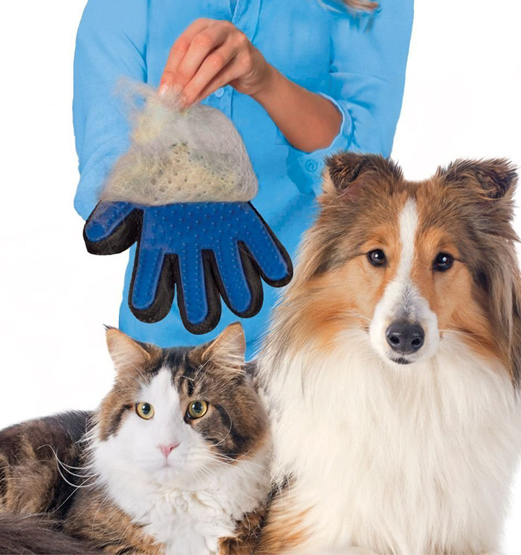 Pet bath gloves True touch cat and dog universal cleaning brush hair removal cleaning tool