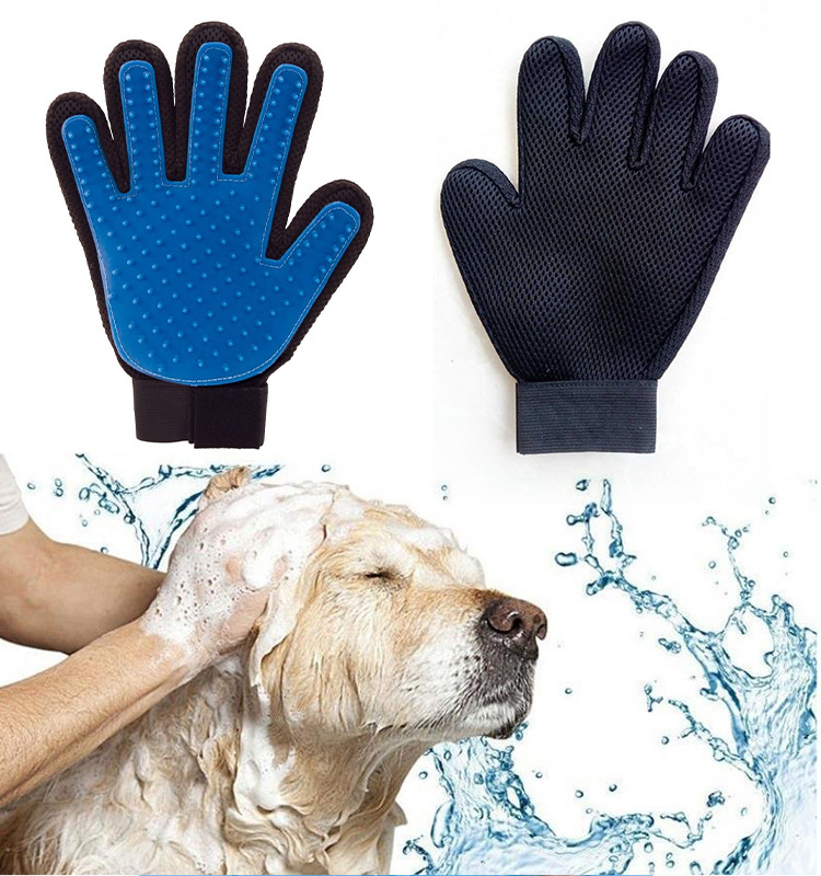 Pet bath gloves True touch cat and dog universal cleaning brush hair removal cleaning tool
