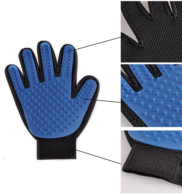 Pet bath gloves True touch cat and dog universal cleaning brush hair removal cleaning tool