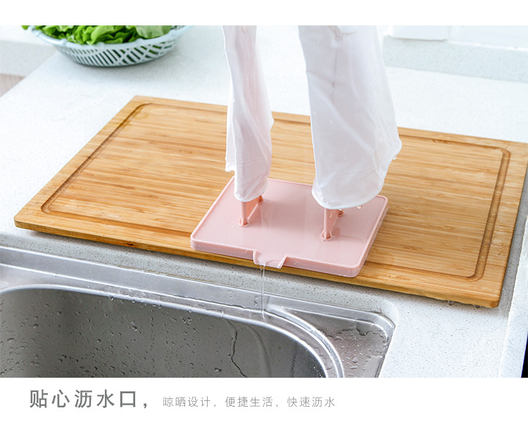 [Factory Direct Sales] Multi-Functional Kitchen Rubber Gloves Rag Drying ABS Plastic Draining Rack Storage Rack