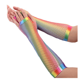 Amazon Spot Irish Day St. Patrick's Day Clover Gloves Green & White Stripes Party Short Gloves