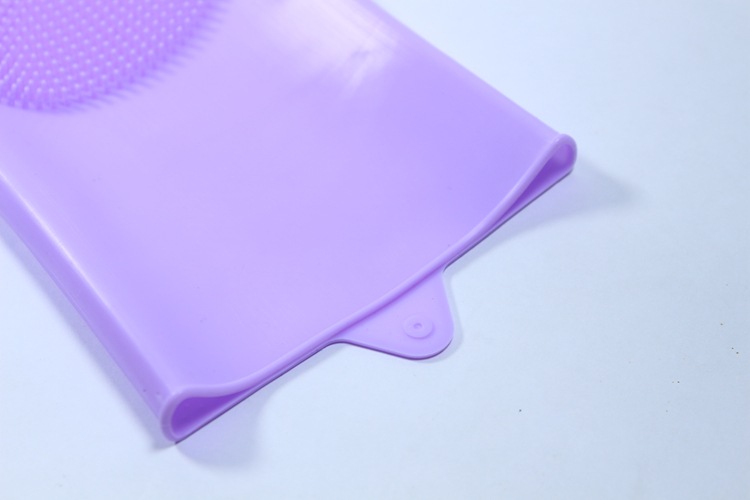 Magic Silicone Dishwashing Gloves Female Household Bowl Washing Protective Gloves Kitchen Cleaning Household Anti-Freezing Laundry and Vegetable Washing