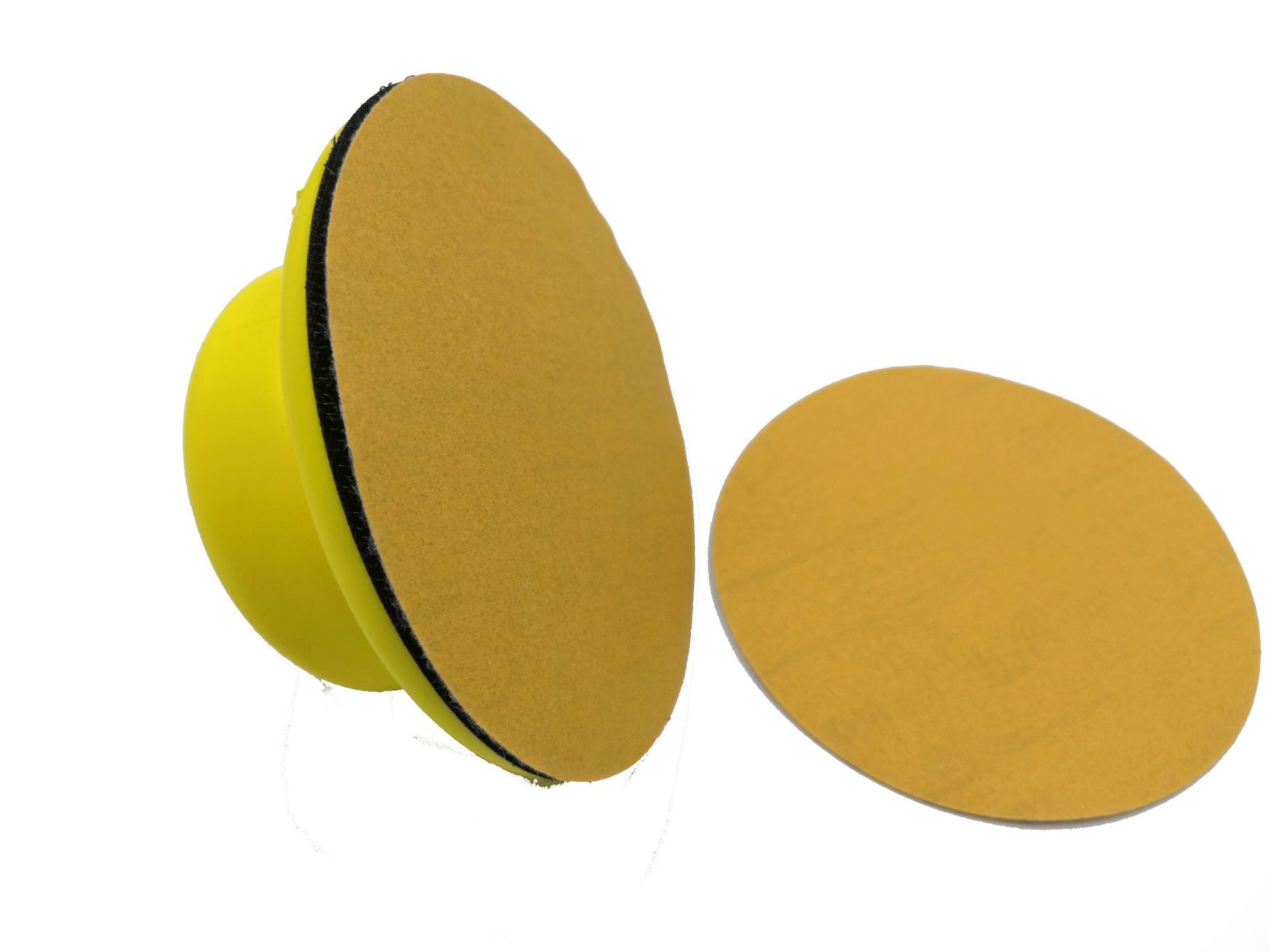 100mm Wrist Splint Hand Grinding Disc Manual Grinding Disc SelfAdhesive Disc PU Foam Cylindrical Yellow Polishing Disk