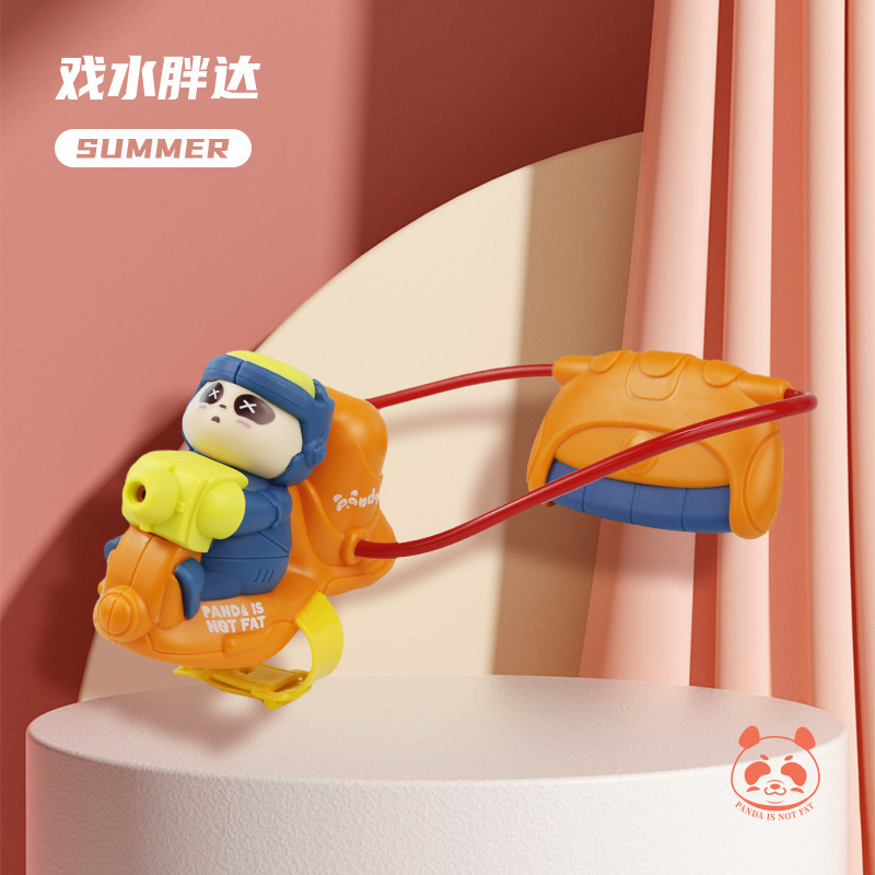Children Playing with Water Toys Large-Capacity Backpack Water Spray Toys Water Gun Outdoor Play Wrist Strap Water Gun Wholesale Delivery