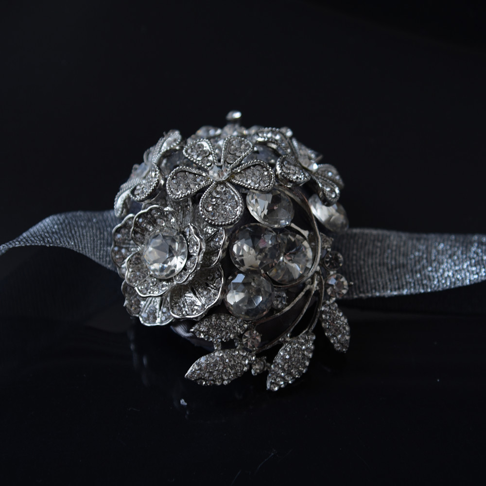 Eternal Angel Amazon Distribution Rose Satin Wrist Flower Bridal Bouquet Wedding Supplies 578 Real Price