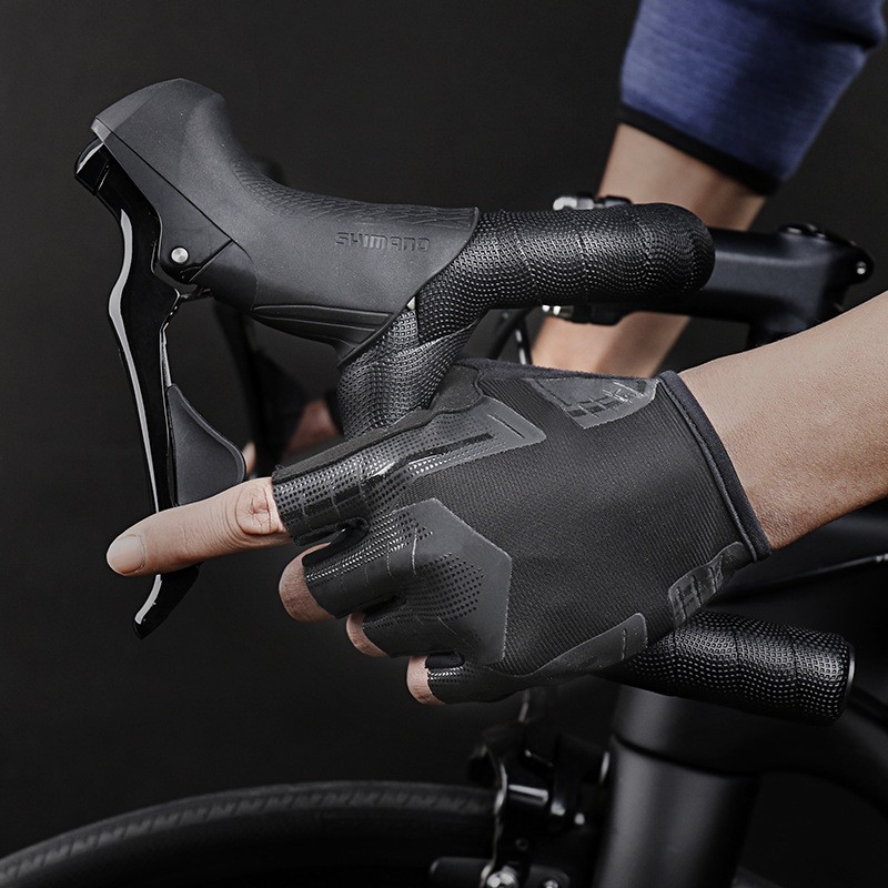 Wheel up Cycling Gloves Outdoor Sports Gloves Half Finger Breathable, Non-Slip, Wear-Resistant Hand Guard Cross-Border Amazon