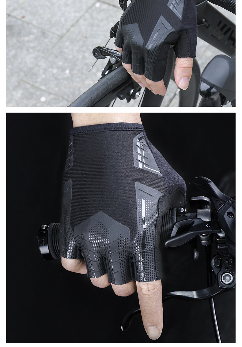 Wheel up Cycling Gloves Outdoor Sports Gloves Half Finger Breathable, Non-Slip, Wear-Resistant Hand Guard Cross-Border Amazon