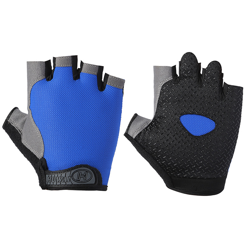 Fitness Gloves Half Finger Thin Breathable Non-Slip Elastic Outdoor Riding Mountaineering Cycling Sports Half Finger Gloves