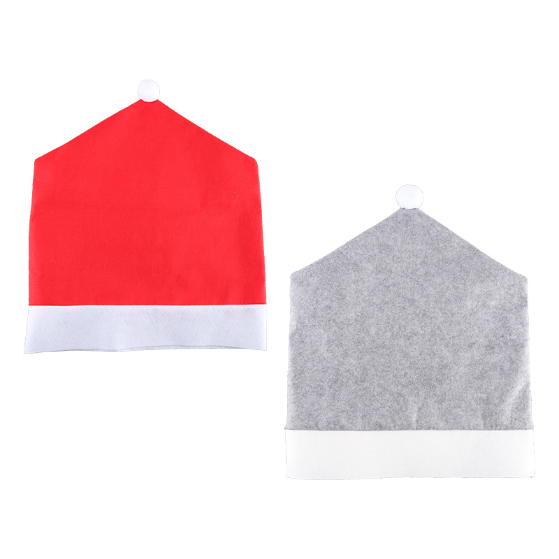 New Chair Cover in Christmas Hat Shape Home Decorations Santa Claus Christmas Foreign Trade Christmas Decoration 248