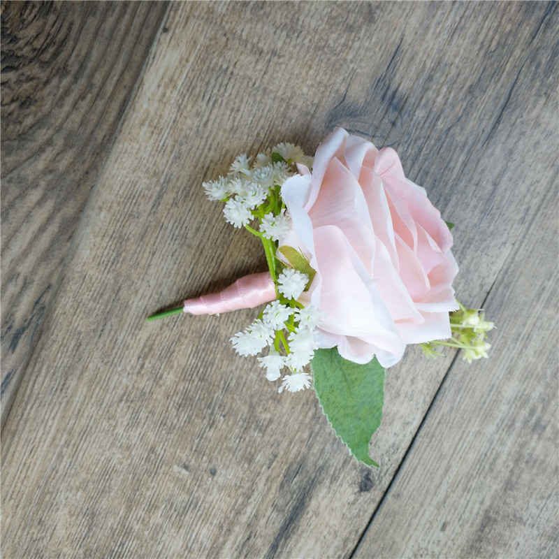 Bride and Groom Brooch Pin Corsage Banquet Pin AliExpress Amazon Bridal Bouquet Wrist Flower Bridesmaid Best Man