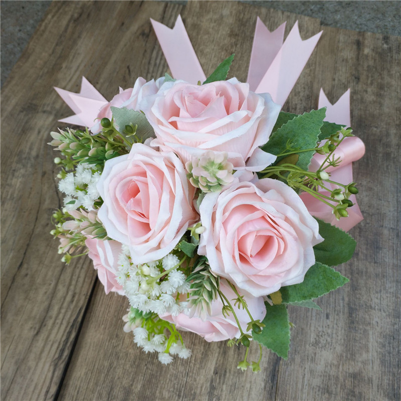 Bride and Groom Brooch Pin Corsage Banquet Pin AliExpress Amazon Bridal Bouquet Wrist Flower Bridesmaid Best Man