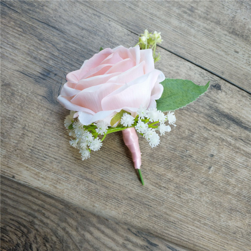 Bride and Groom Brooch Pin Corsage Banquet Pin AliExpress Amazon Bridal Bouquet Wrist Flower Bridesmaid Best Man