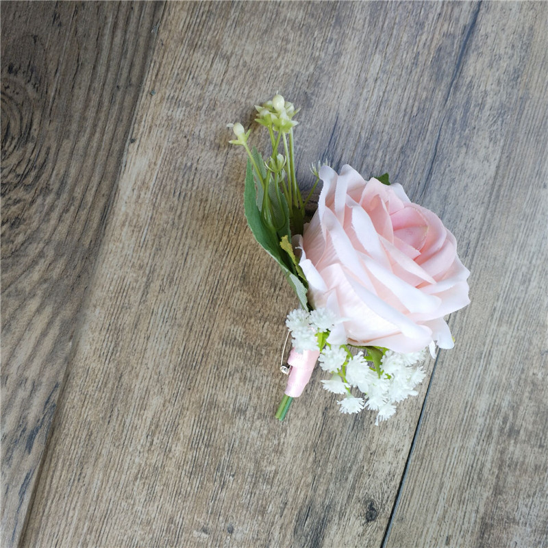 Bride and Groom Brooch Pin Corsage Banquet Pin AliExpress Amazon Bridal Bouquet Wrist Flower Bridesmaid Best Man