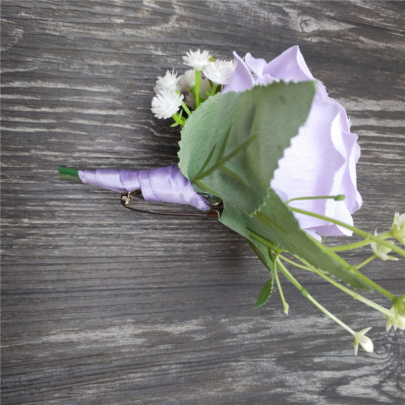 Bride and Groom Brooch Pin Corsage Banquet Pin AliExpress Amazon Bridal Bouquet Wrist Flower Bridesmaid Best Man