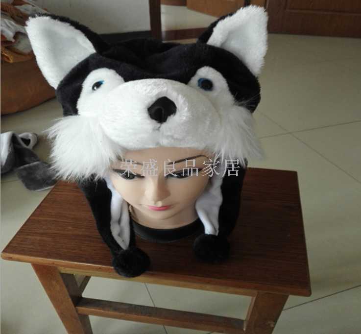 The spot supply is a popular cartoon animal stuffed animal toy hat The spot supply is a popular cartoon animal stuffed animal toy hat